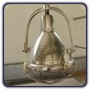 Industrielampe mit konvexem Glas